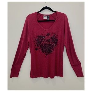 Harley Davidson Long Sleeve Women’s Top Size XL